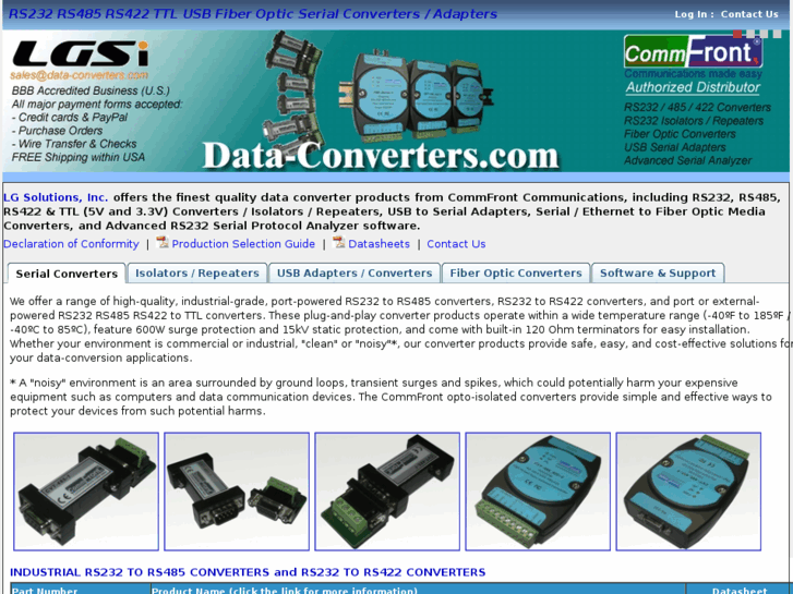 www.rs232-serial-converters.com