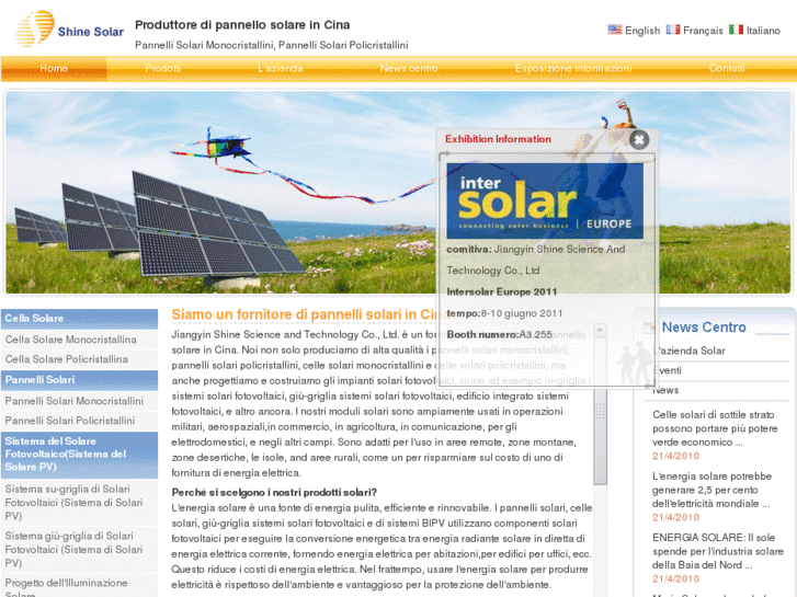 www.shinesolarworld.it