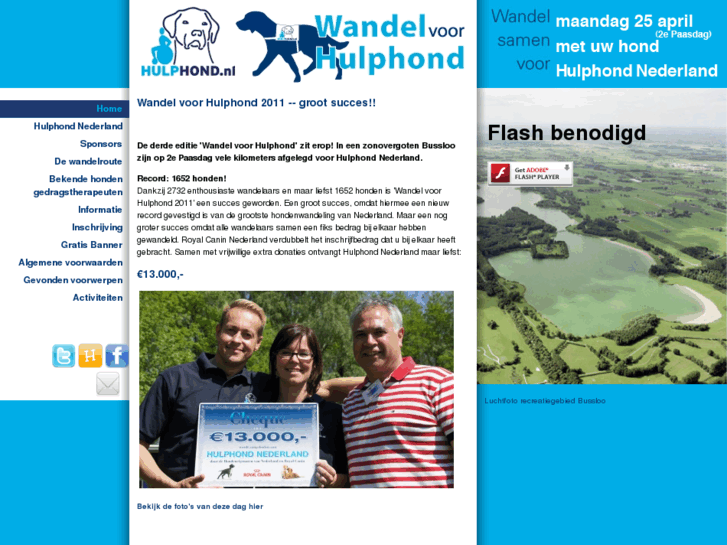 www.wandelvoorhulphond.nl