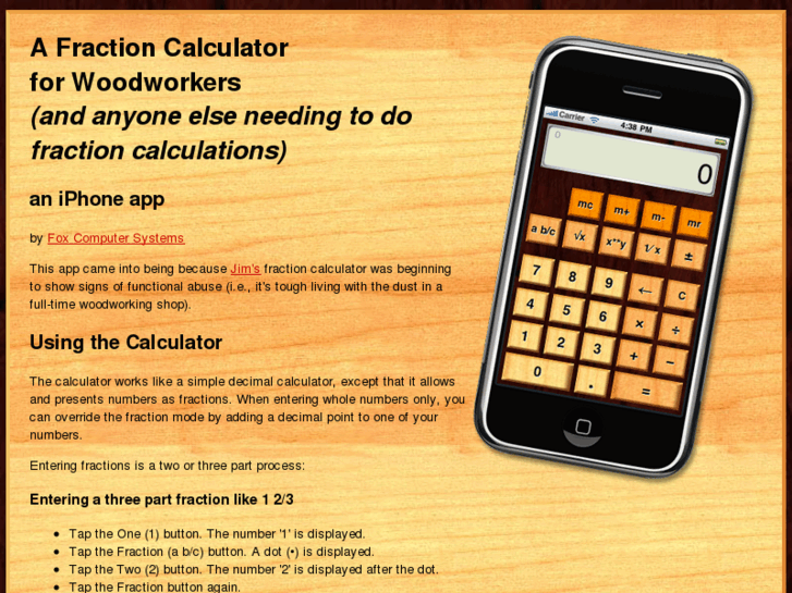 www.woodworkersfractioncalculator.com