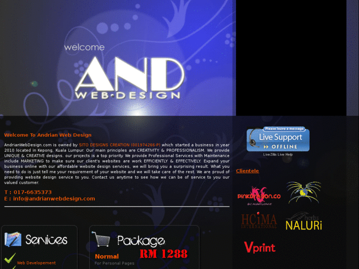 www.andrianwebdesign.com