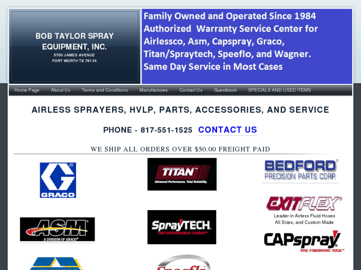 www.bobtaylorsprayequipment.com