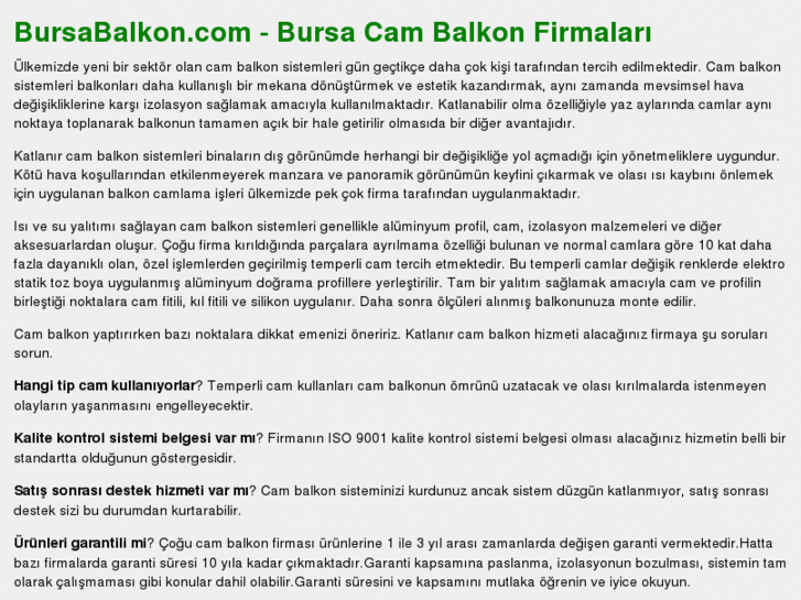 www.bursabalkon.com