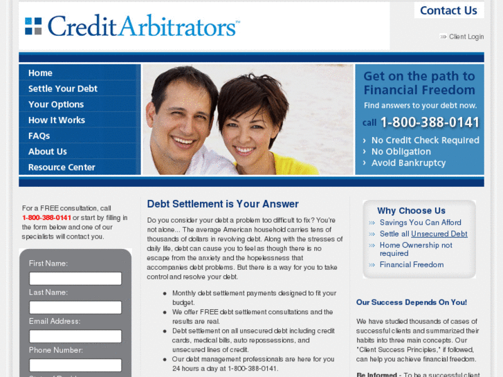 www.creditarbitrators.com