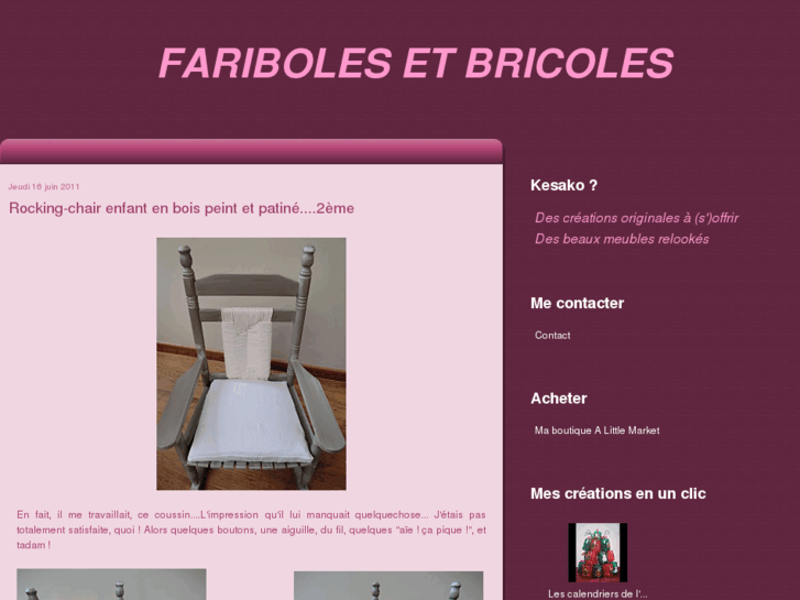 www.fariboles-et-bricoles.com