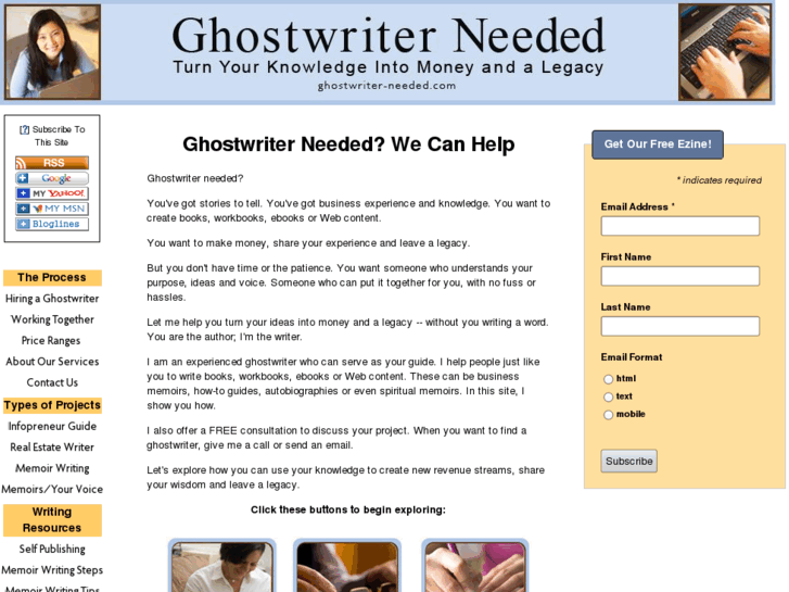 www.ghostwriter-needed.com