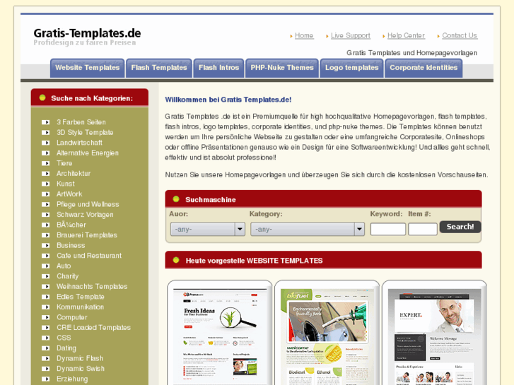 www.gratis-templates.de