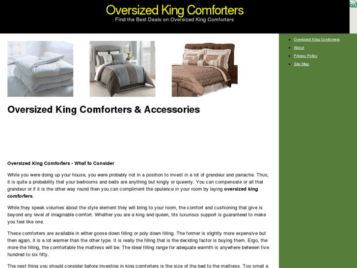 www.oversizedkingcomforters.info