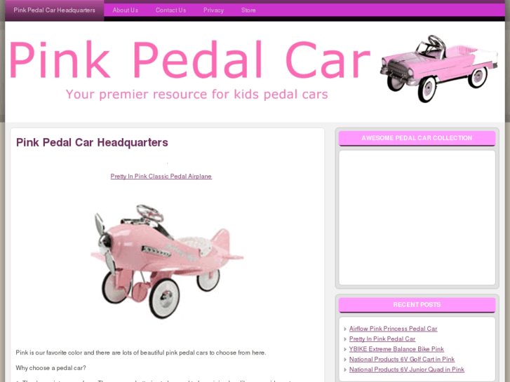 www.pinkpedalcar.com