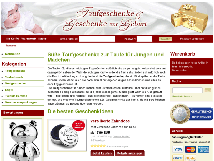 www.taufgeschenke-geschenke.de