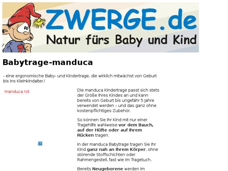 www.babytrage-manduca.de