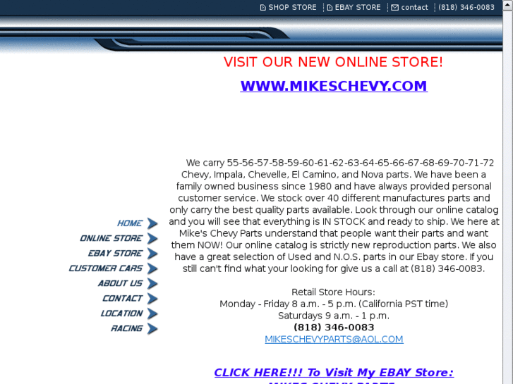 www.mikeschevyparts.net