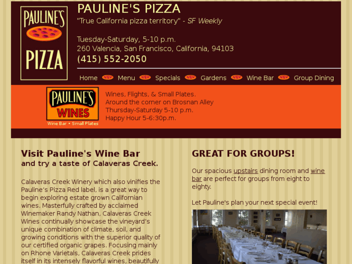www.paulinespizza.com