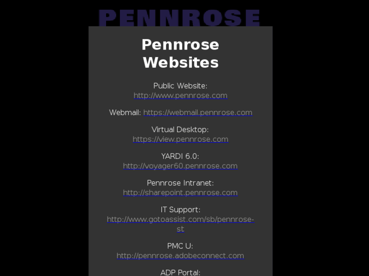 www.pennrose.info