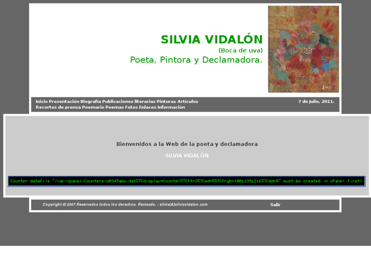 www.silviavidalon.com