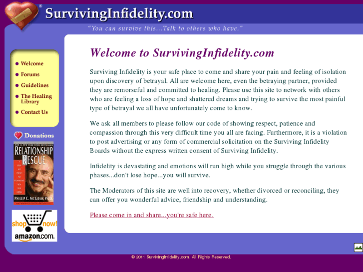 www.survivinginfidelity.com