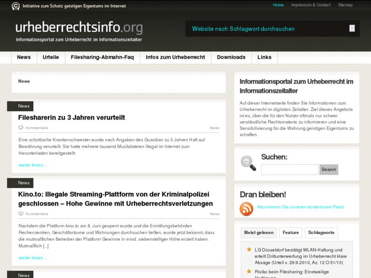 www.urheberrechtsinfo.org