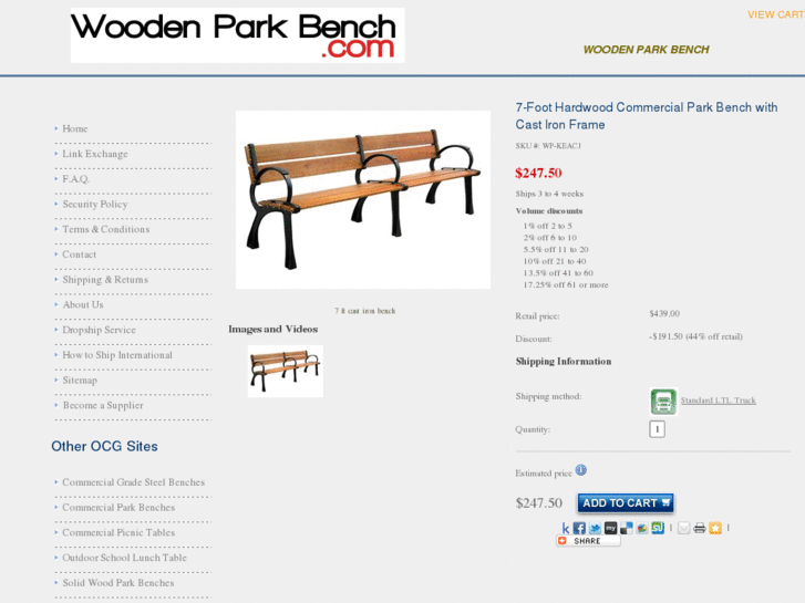 www.woodenparkbench.com