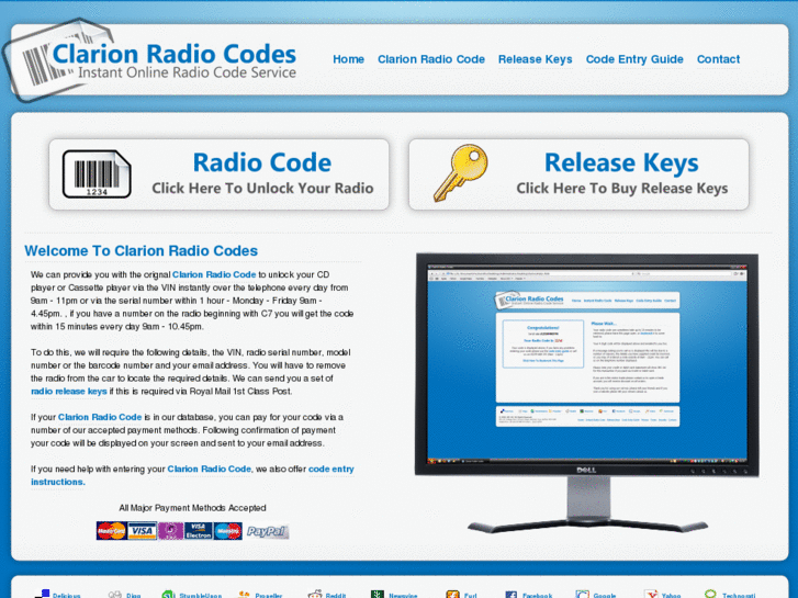 www.clarion-radio-code.com