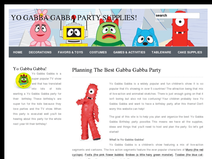 www.gabbagabbapartysupplies.com