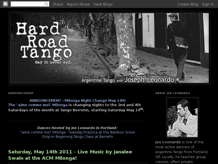 www.hardroadtango.com