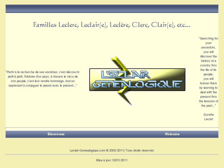 www.leclair-genealogique.com