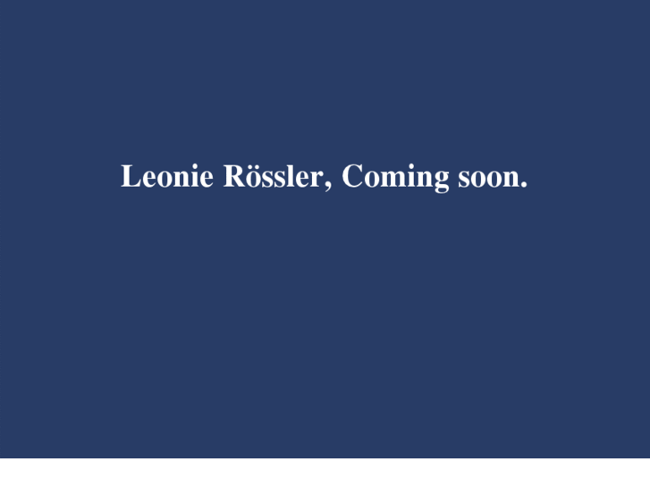 www.leonieroessler.com