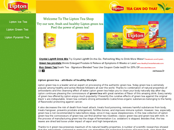 www.liptontea.net