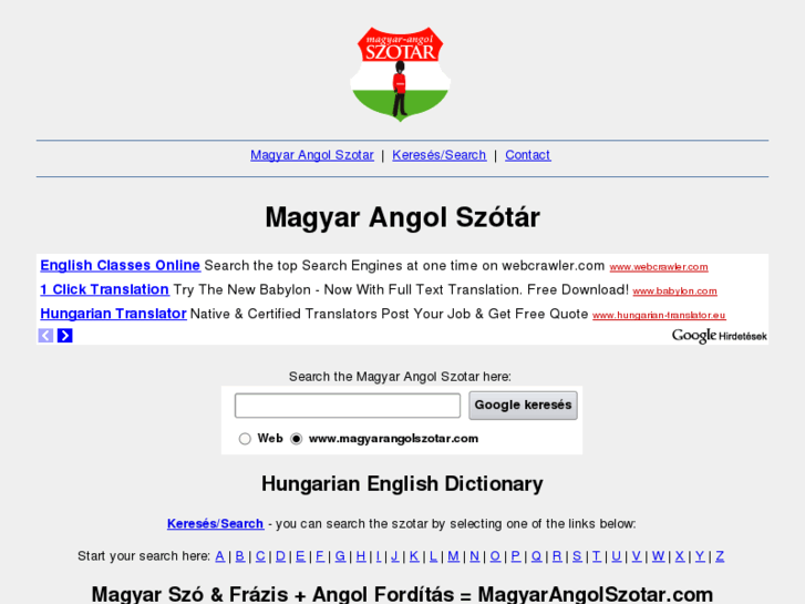 www.magyarangolszotar.com