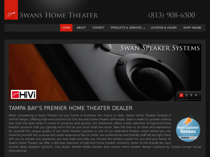 www.swanshometheater.com