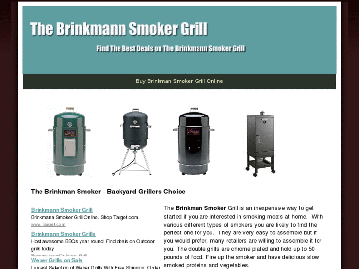 www.brinkmannsmokergrill.com