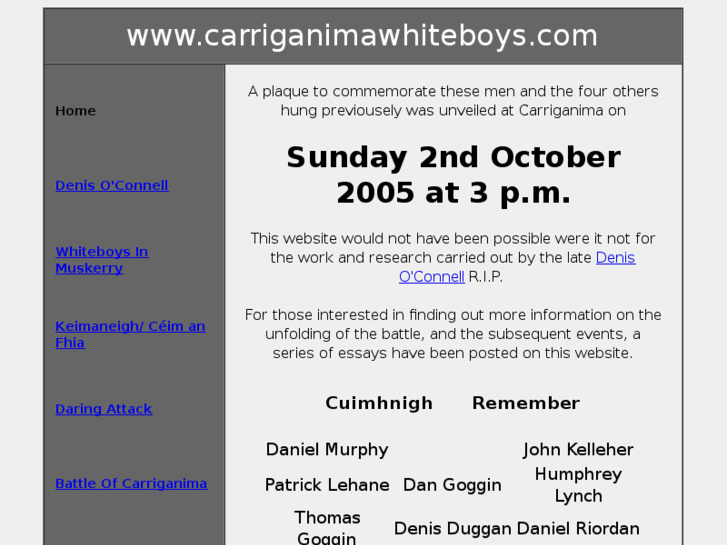 www.carriganimawhiteboys.com