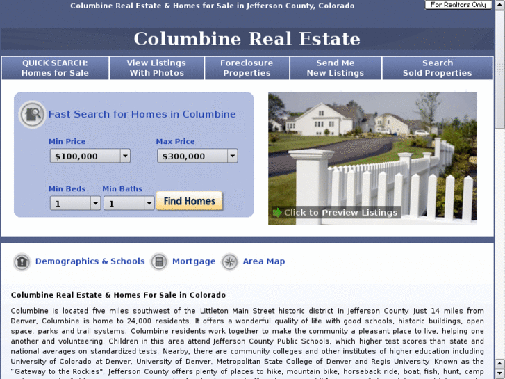 www.columbine-homes-for-sale.com