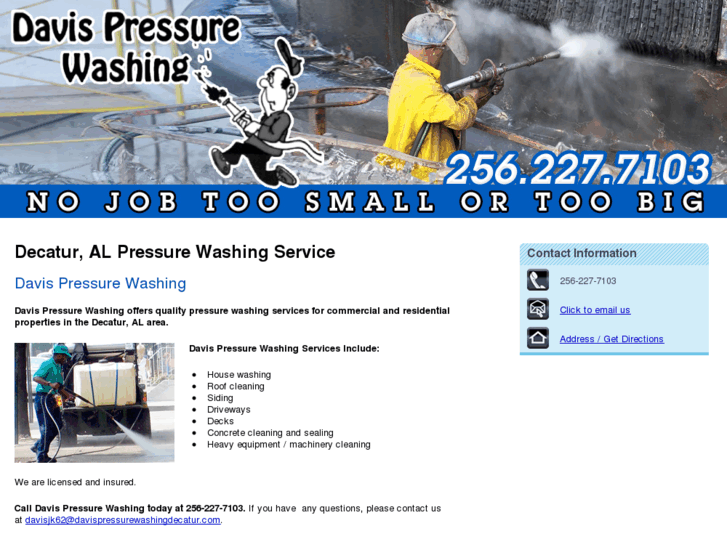 www.davispressurewashingdecatur.com