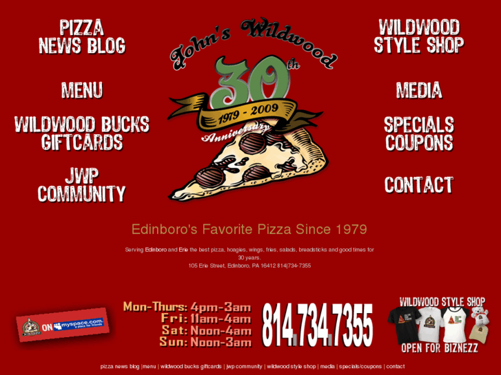 www.johnswildwoodpizza.com