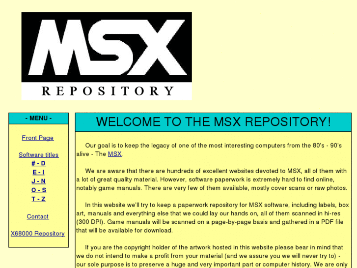 www.msxrepository.org