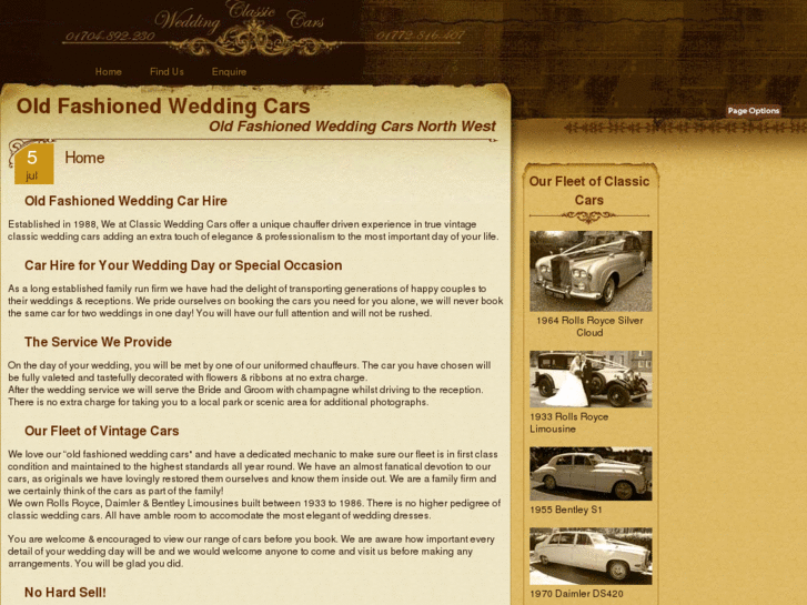 www.oldfashionedweddingcars.com