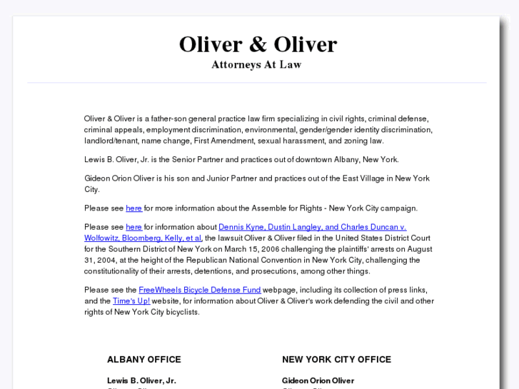 www.oliverandoliverlaw.com