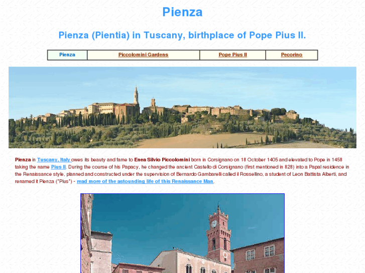 www.pienza.com