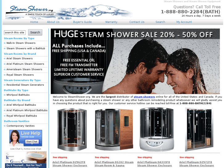 www.steamshower.org