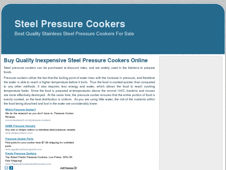 www.steelpressurecookers.org