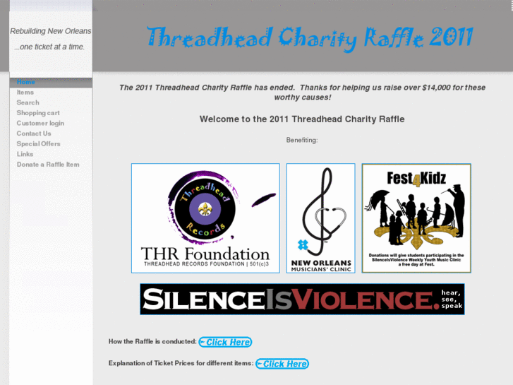 www.threadheadraffle.org