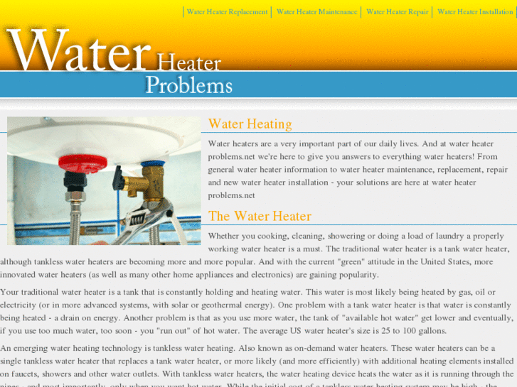 www.waterheaterproblems.net