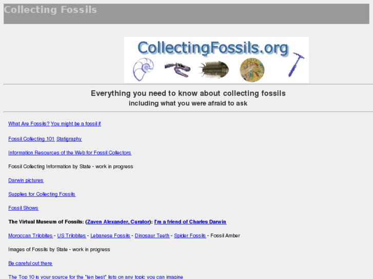 www.collectingfossils.org