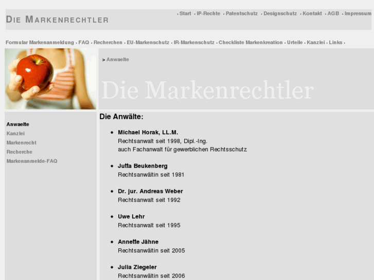 www.diemarkenrechtler.de