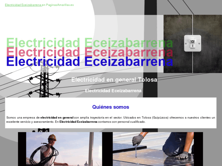 www.electricidadeceizabarrena.es