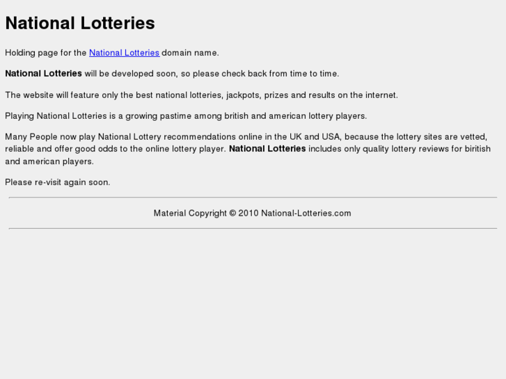 www.national-lotteries.com