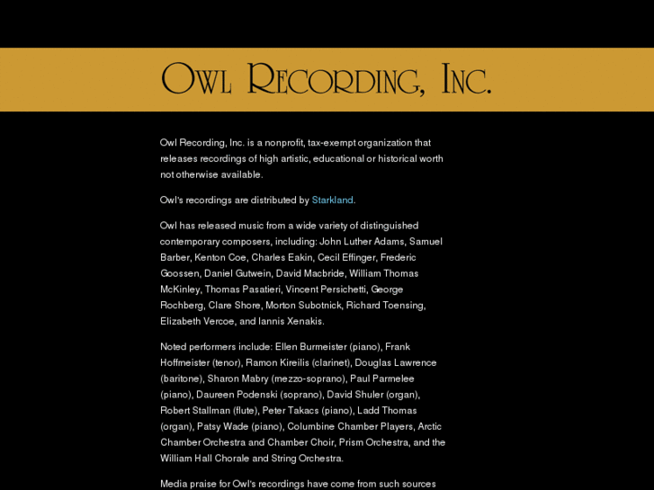 www.owlrecording.org