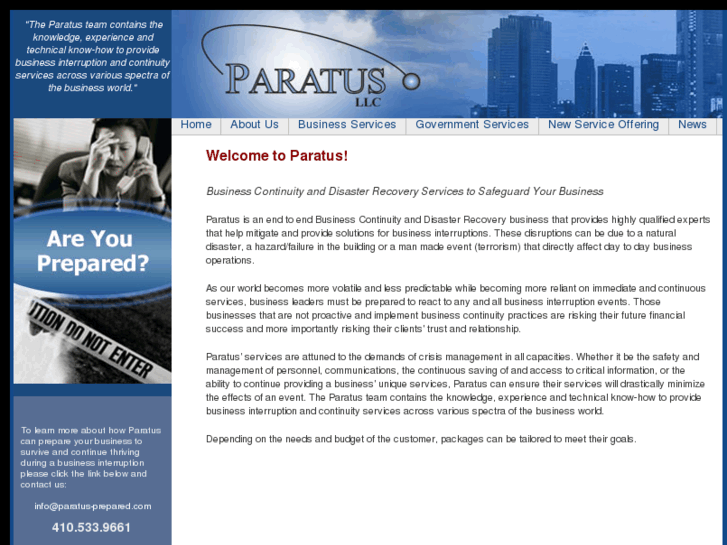 www.paratus-prepared.com