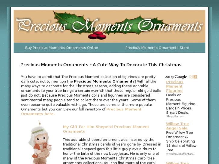 www.preciousmomentsornaments.org